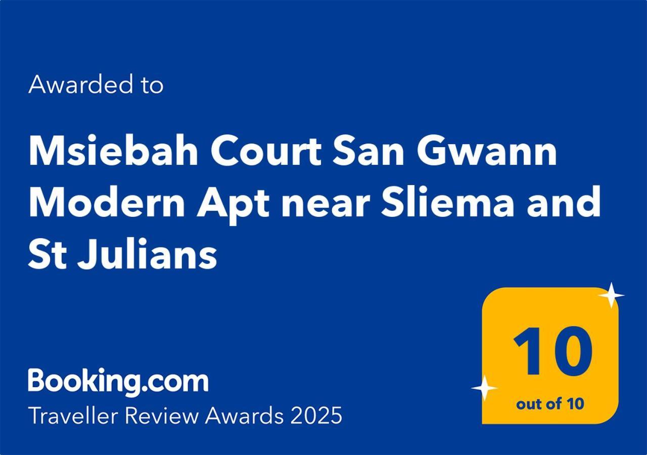 Msiebah Court San Gwann Modern Apt Near Sliema And St Julians Eksteriør billede